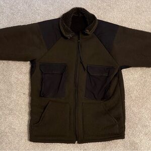 U.S. Army Brown and Black Military Cold Weather Field Jacket